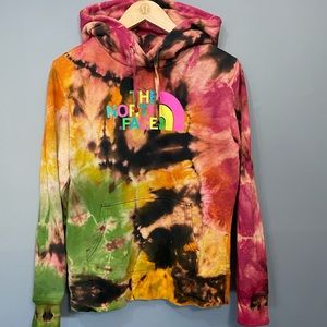 Tie Dye North Face Hoodie
